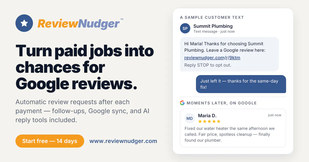 ReviewNudger gallery image