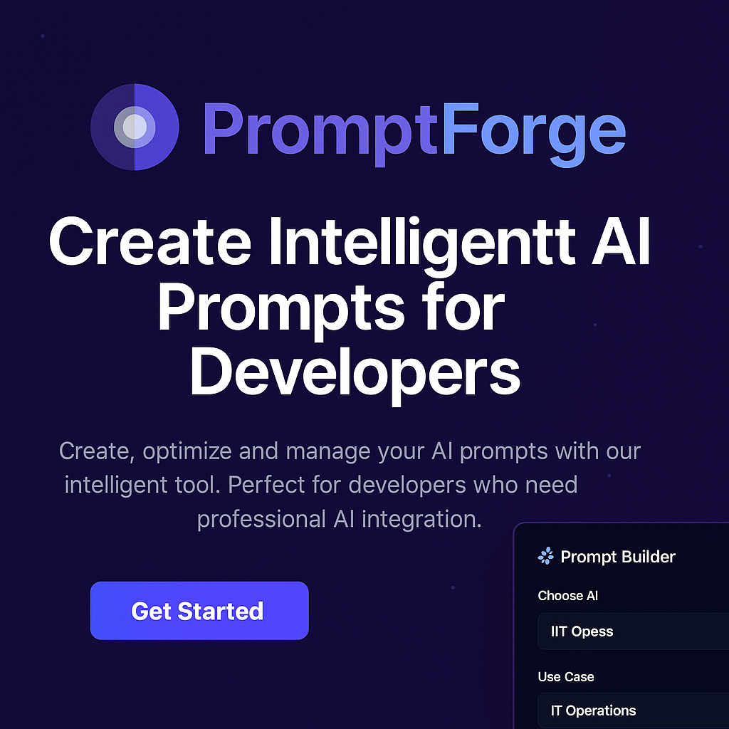 PromptForge screenshot 1