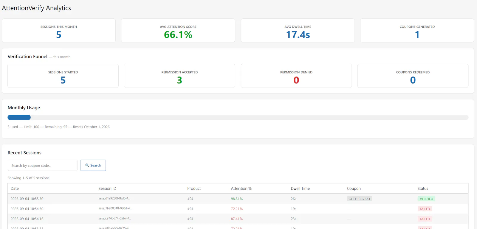 AttentionVerify  screenshot 9