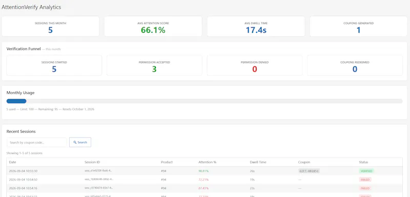 AttentionVerify  screenshot 9