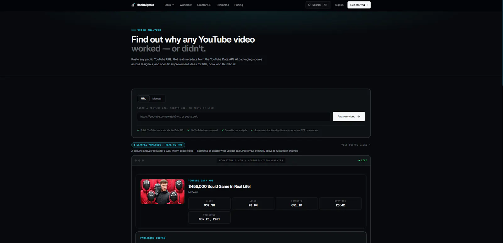 HookSignals screenshot 1