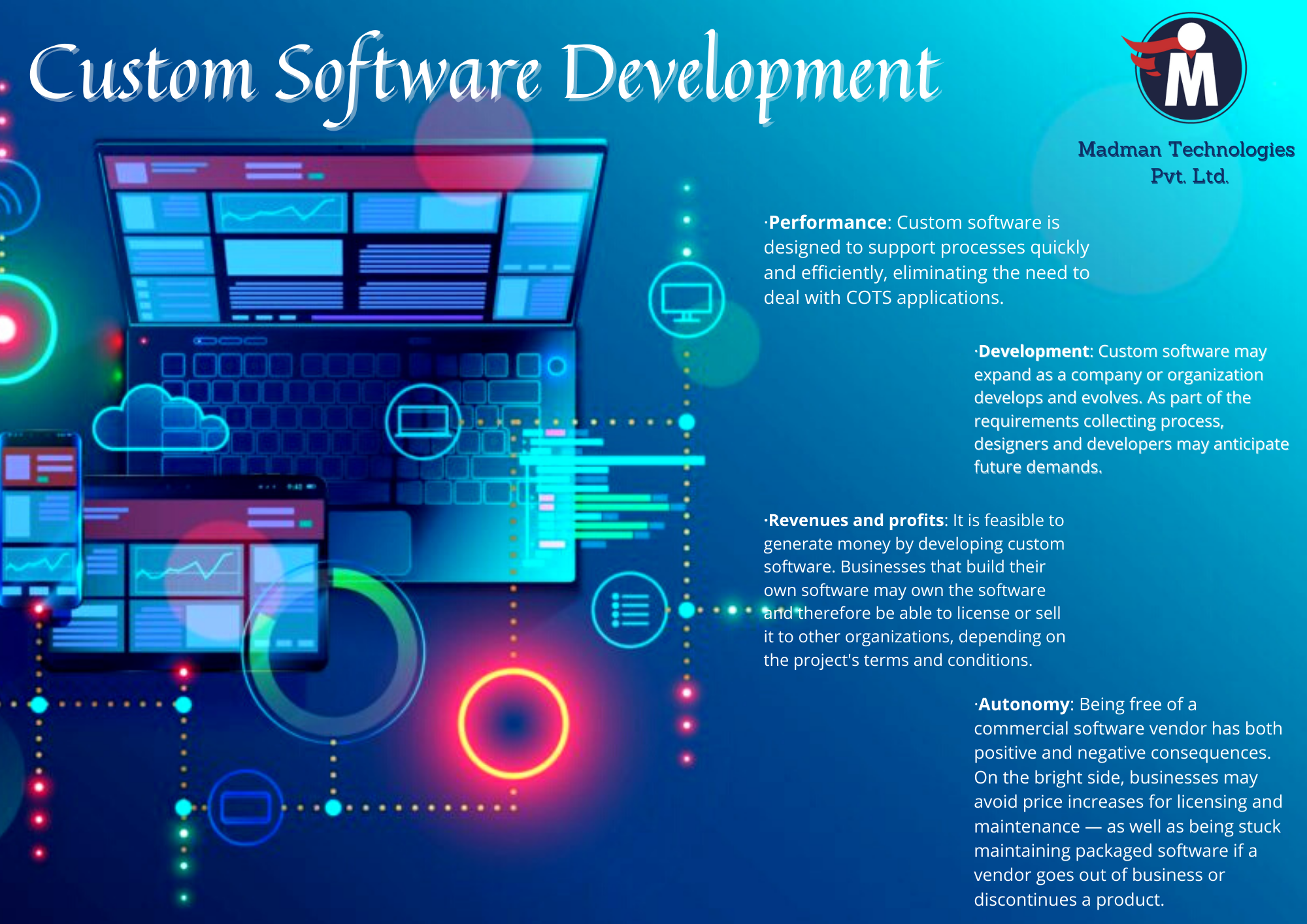 Madman Technologies Pvt.ООО - ИТ -консультанты и услуги медиа 4