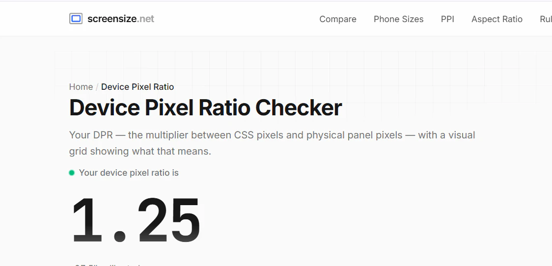 ScreenSize.net 截图 4