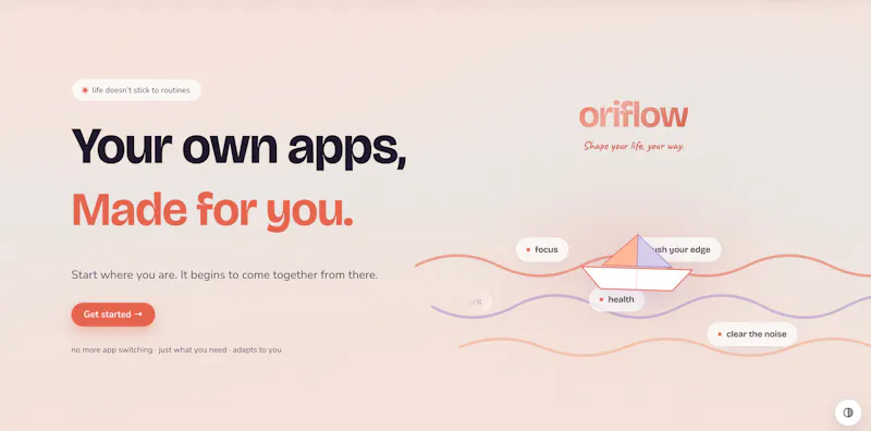 Oriflow screenshot 1