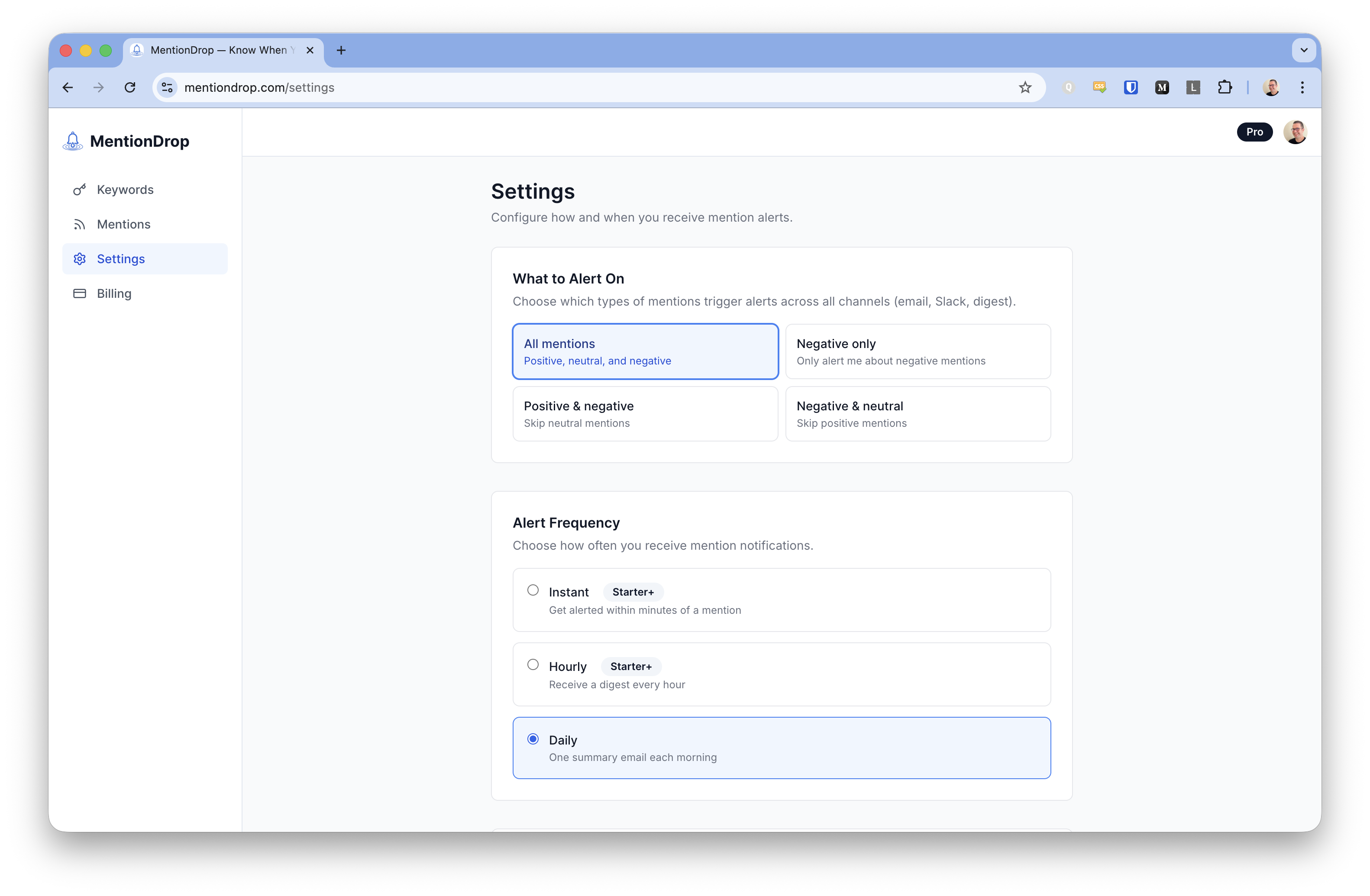 MentionDrop gallery image