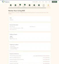 Create My Living Will gallery image
