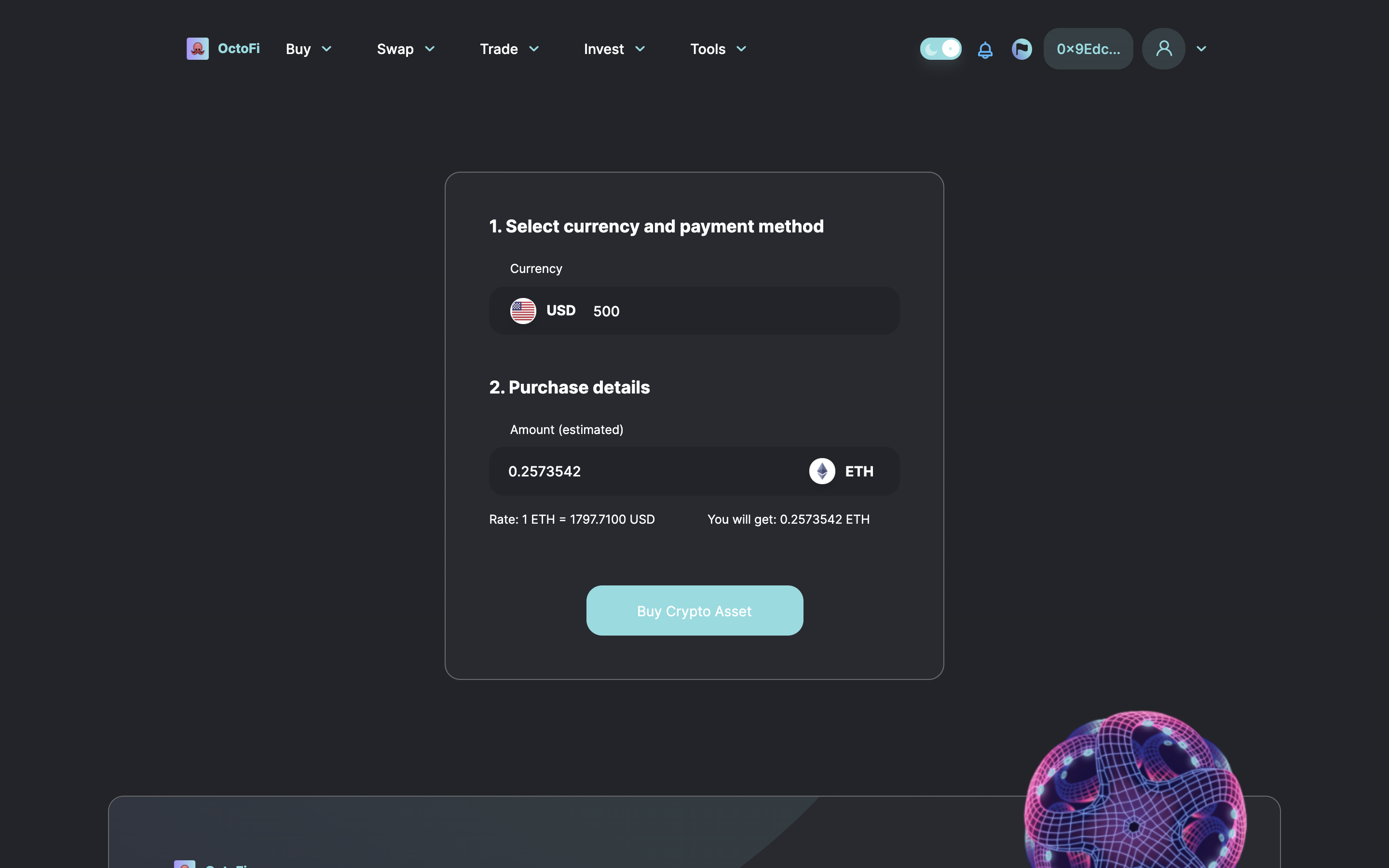 OctoFi gallery image