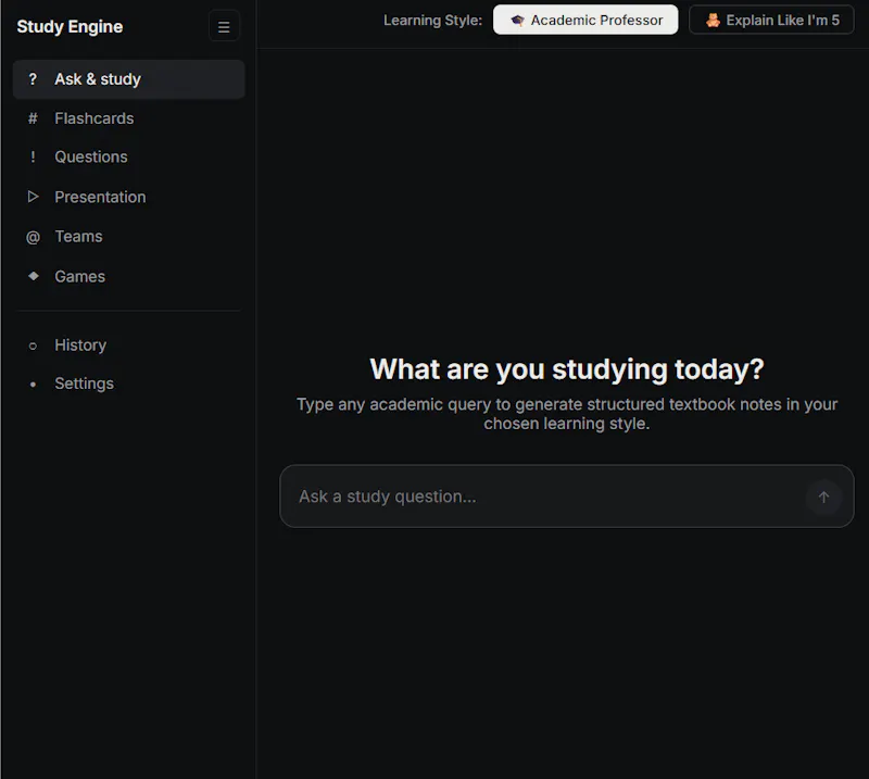 Study Engine screenshot 2