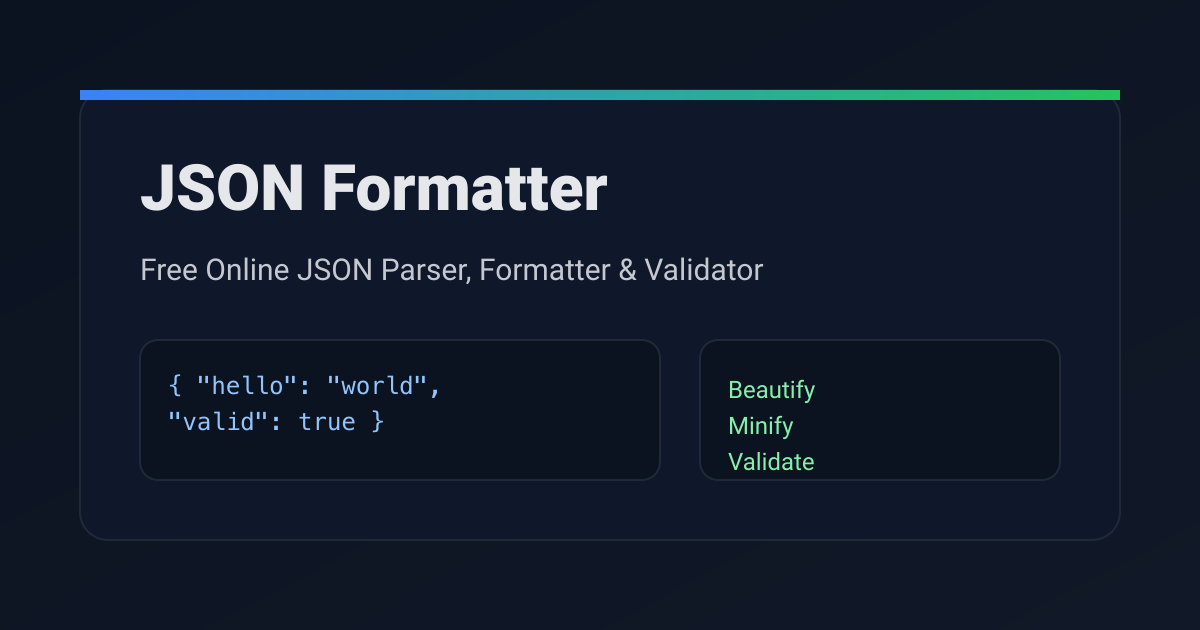Free JSON Formatter  gallery image