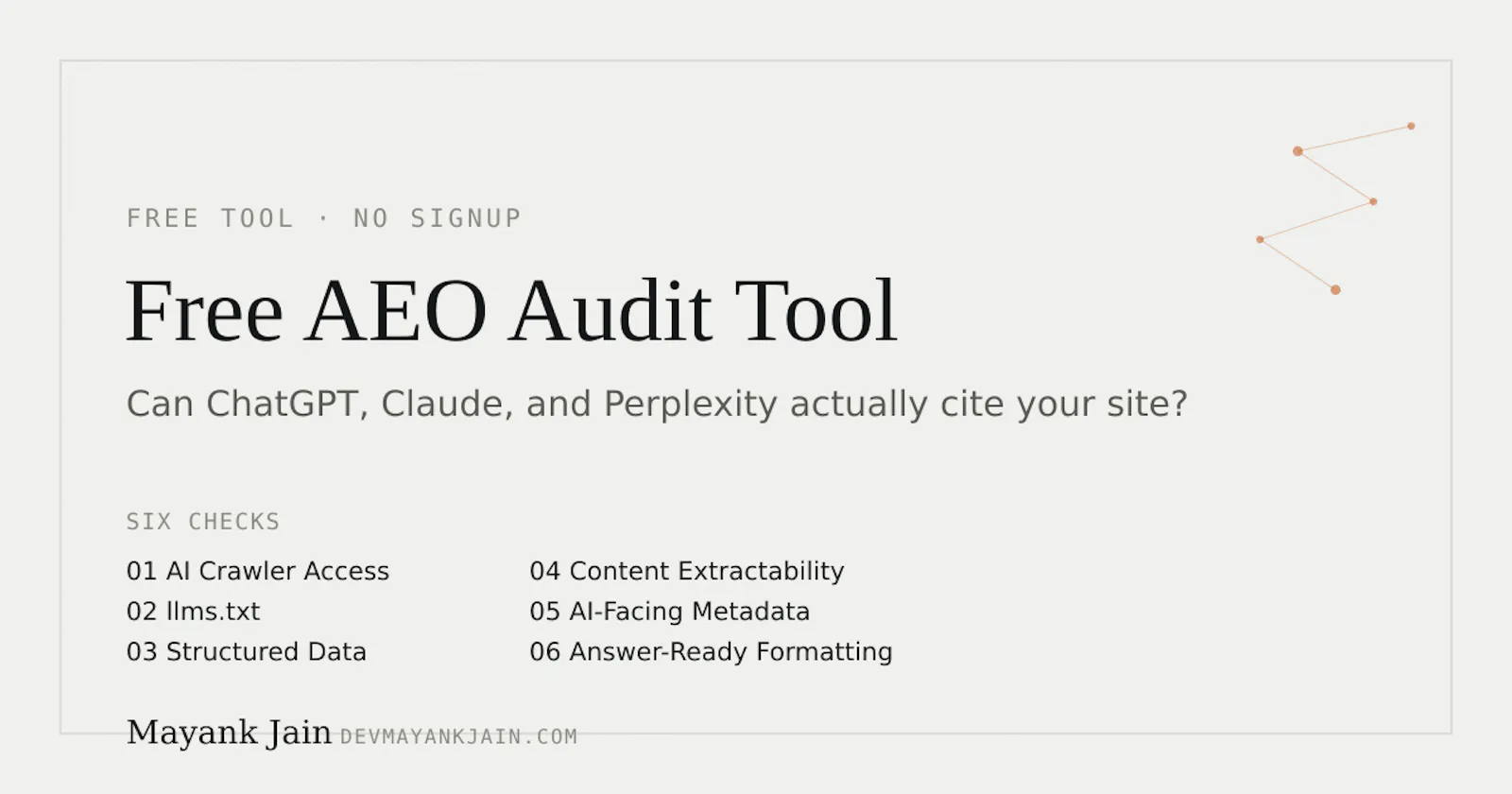 AEO Audit Tool screenshot 1