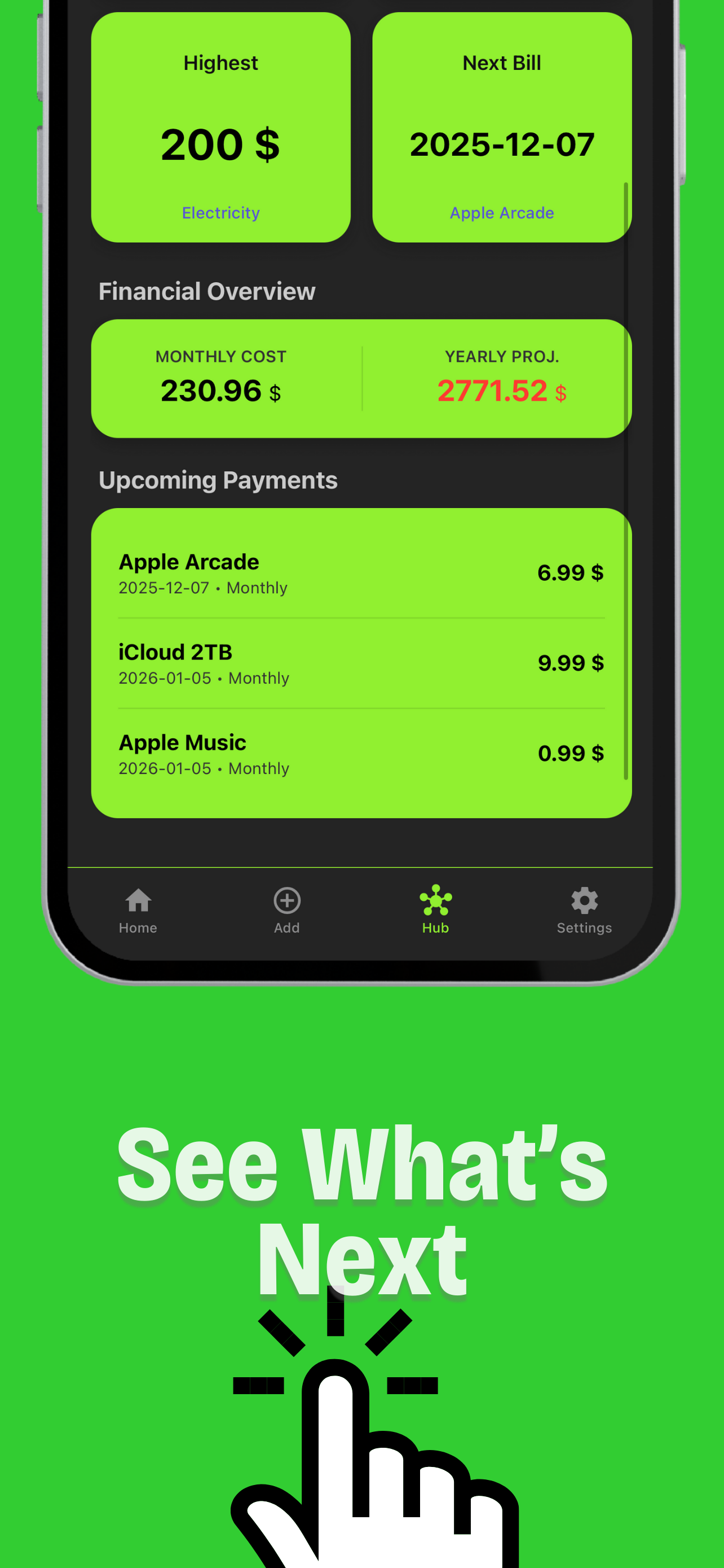 MindSubs 2.0 – Financial Health Manager gallery image
