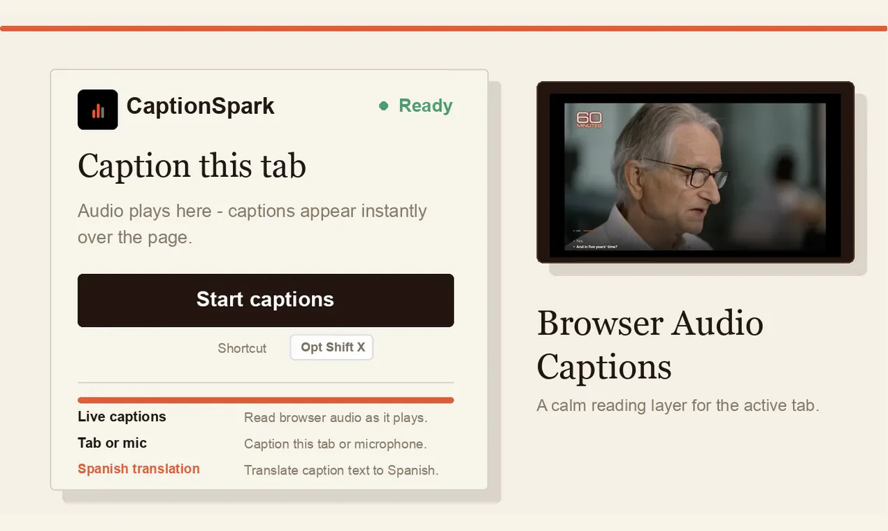 CaptionSpark gallery image