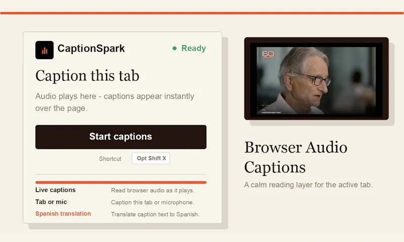 CaptionSpark screenshot 3