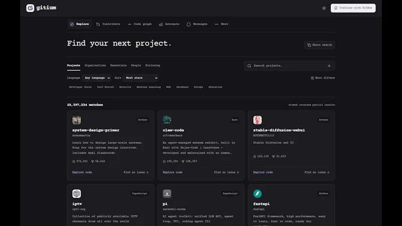 Gitium screenshot 1 (video preview)