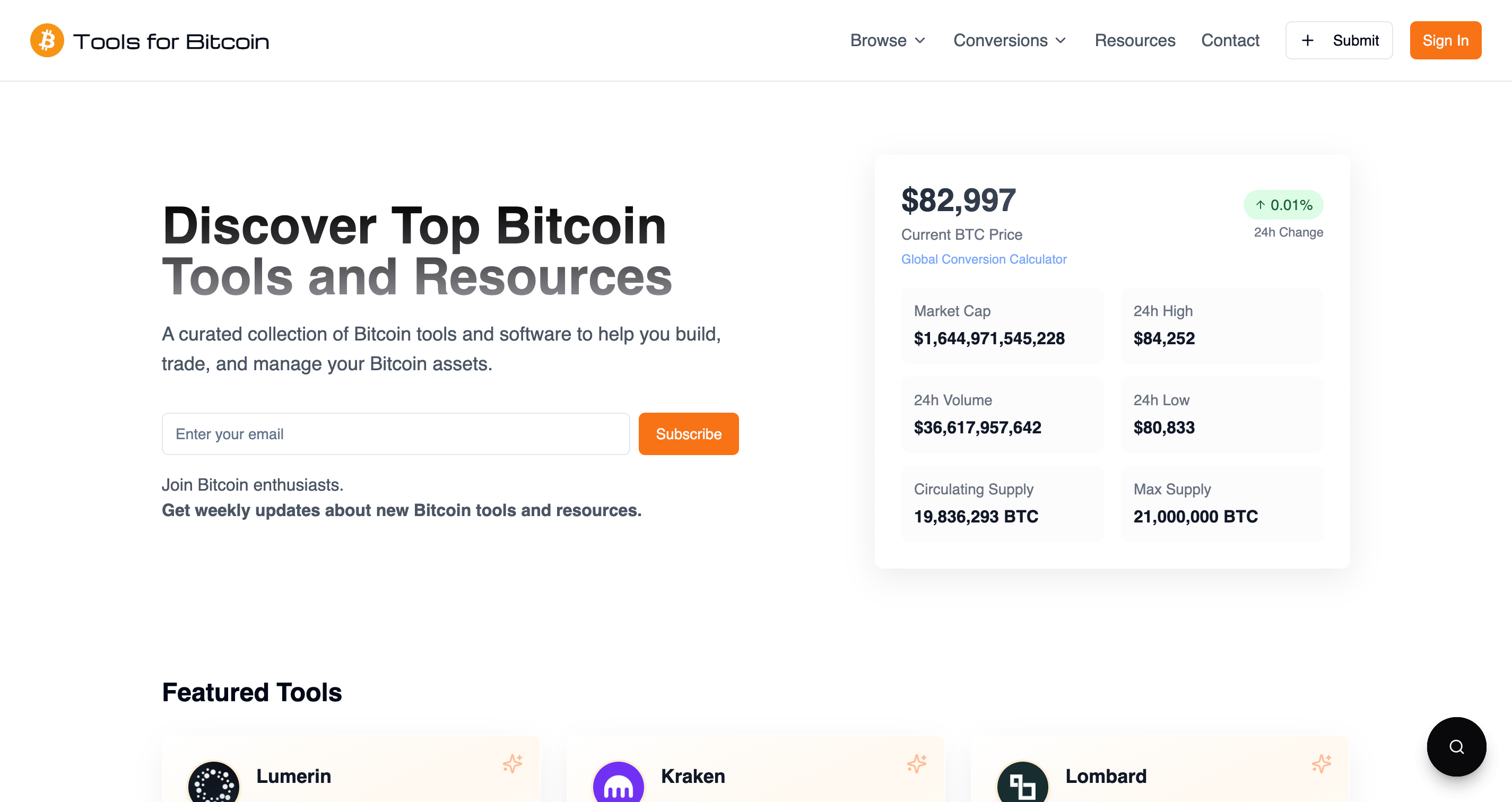 Média Outils pour Bitcoin - Une collection organisée d'outils et de logiciels Bitcoin. 1