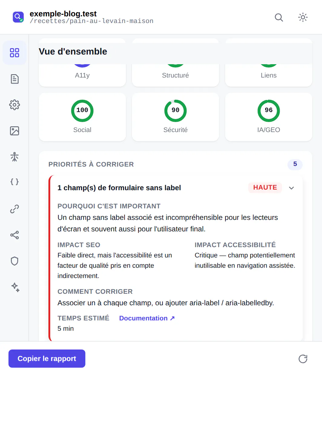 SEO Inspector Pro ectension gallery image