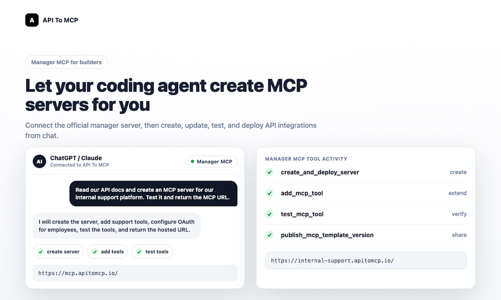 API to MCP screenshot 3