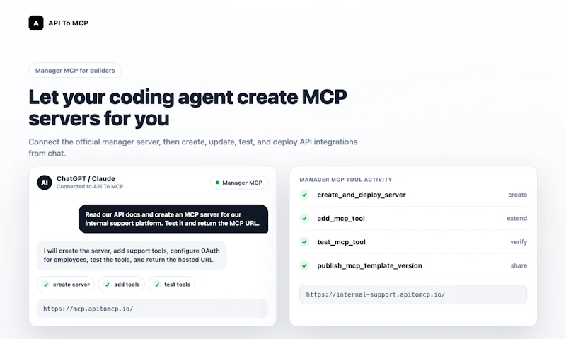 API to MCP screenshot 3