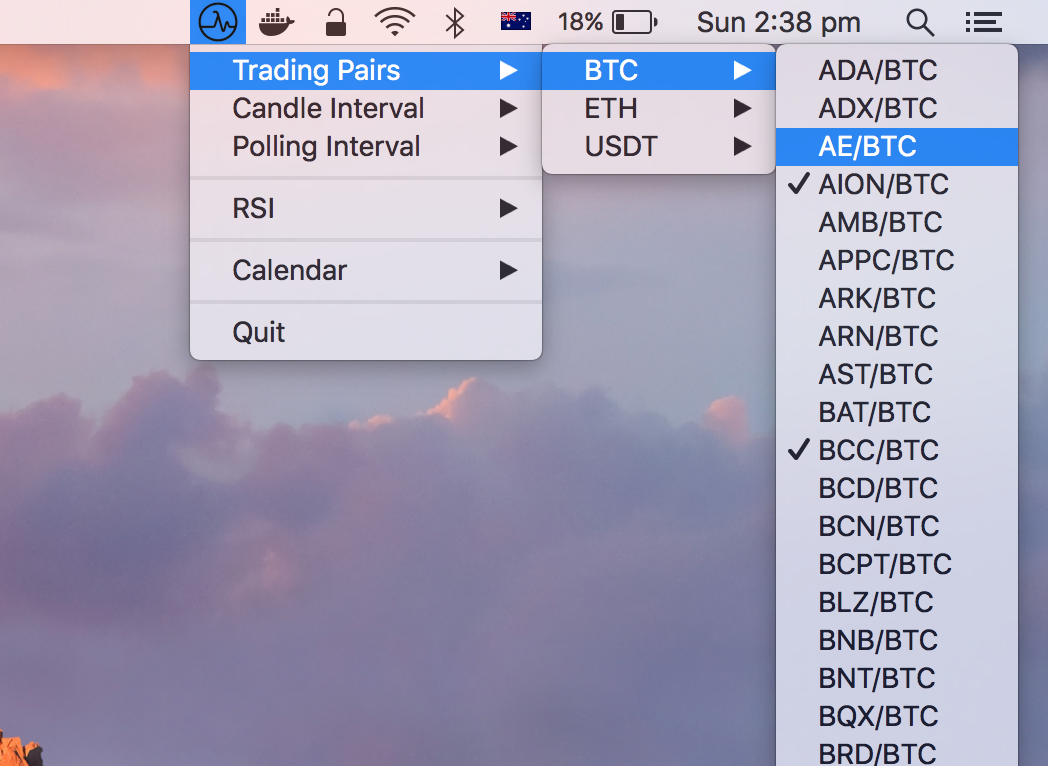 Lambda Signal - crypto algo trading macOS app