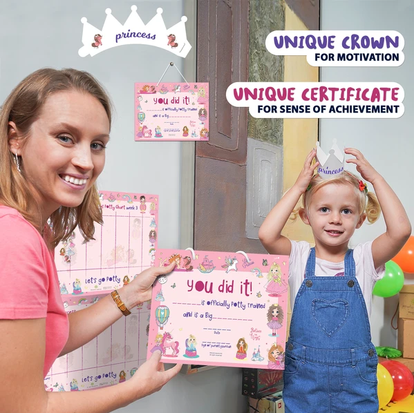 Princess Design Potty Training Chart 