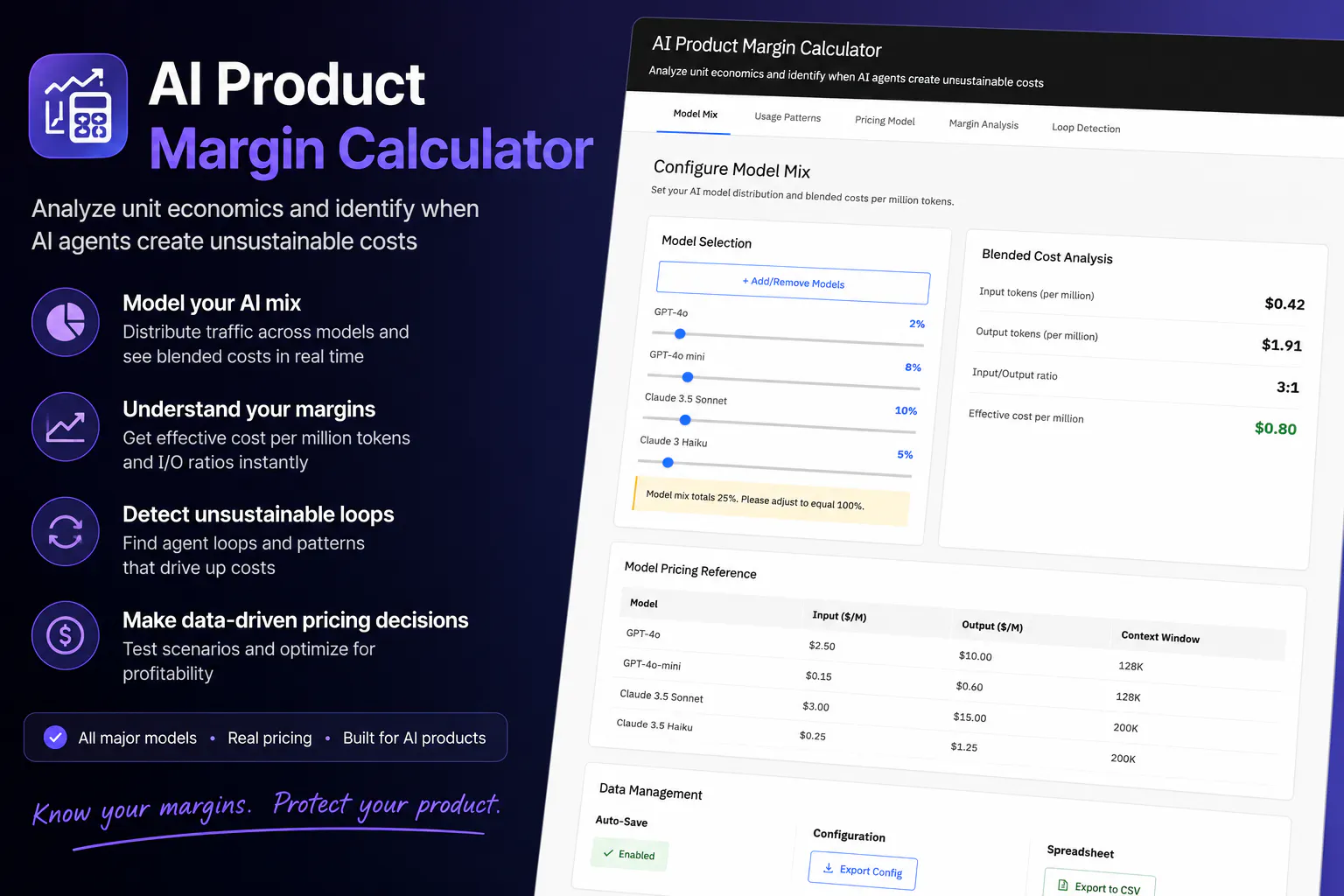 AI Product Margin Calculator