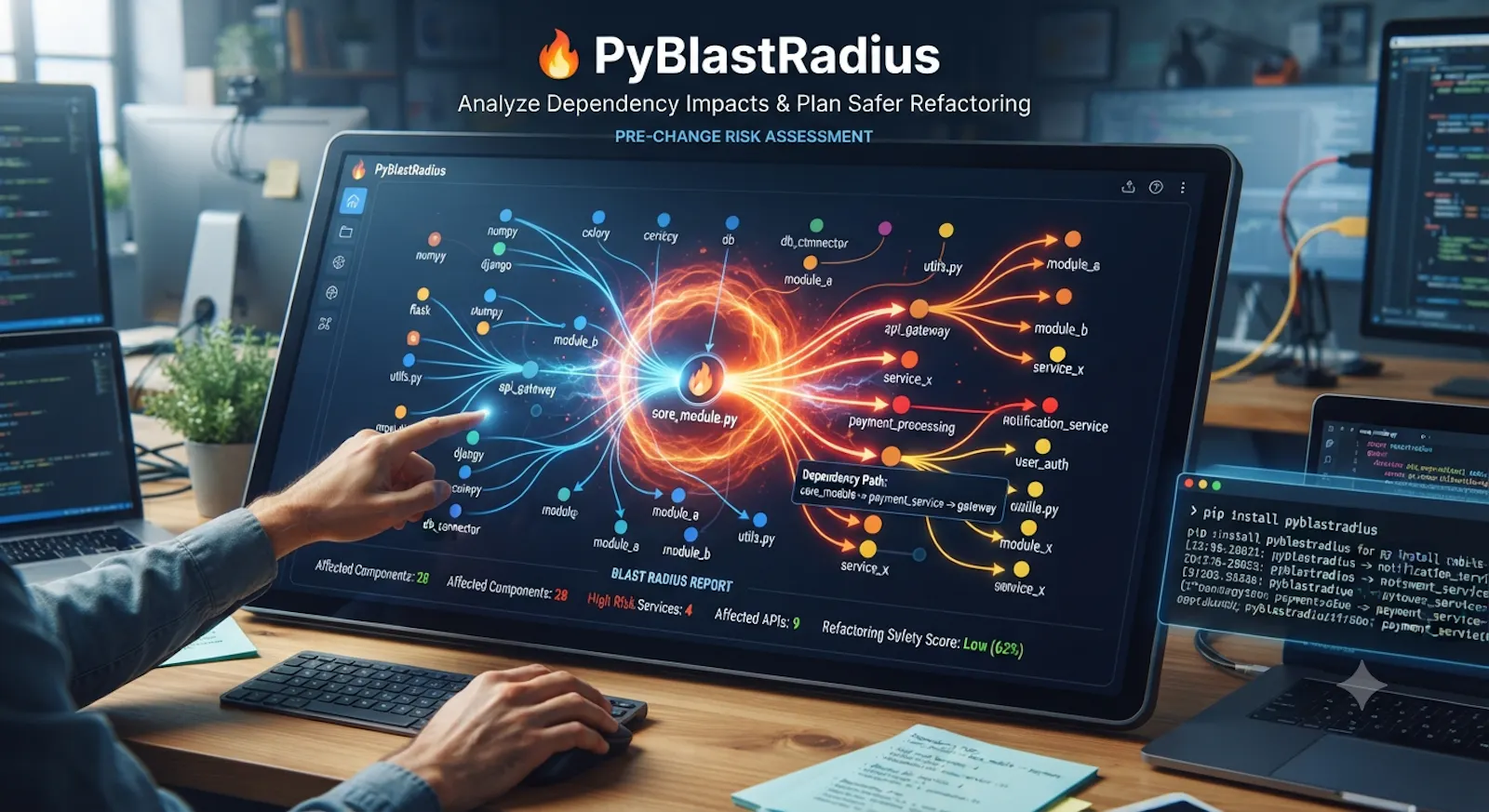 PyBlastRadius screenshot 1