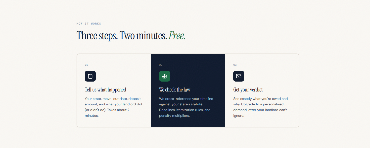 GetItBack - Security Deposit Checker media 4