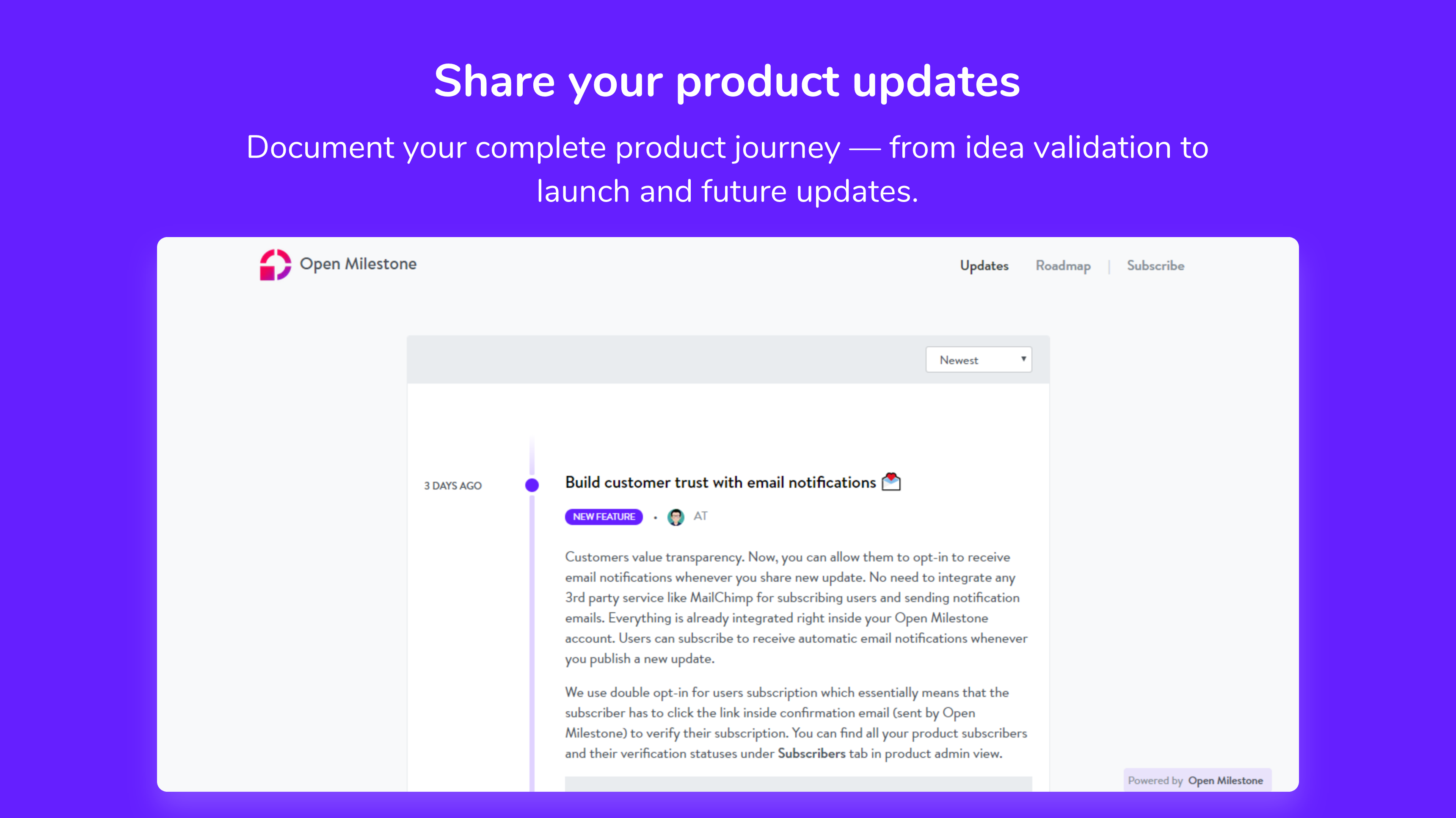 Open Milestone gallery image
