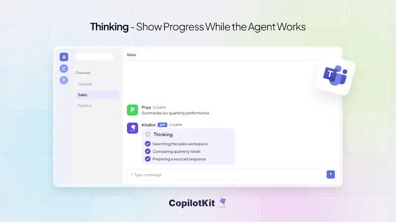 CopilotKit Channels SDK screenshot 4