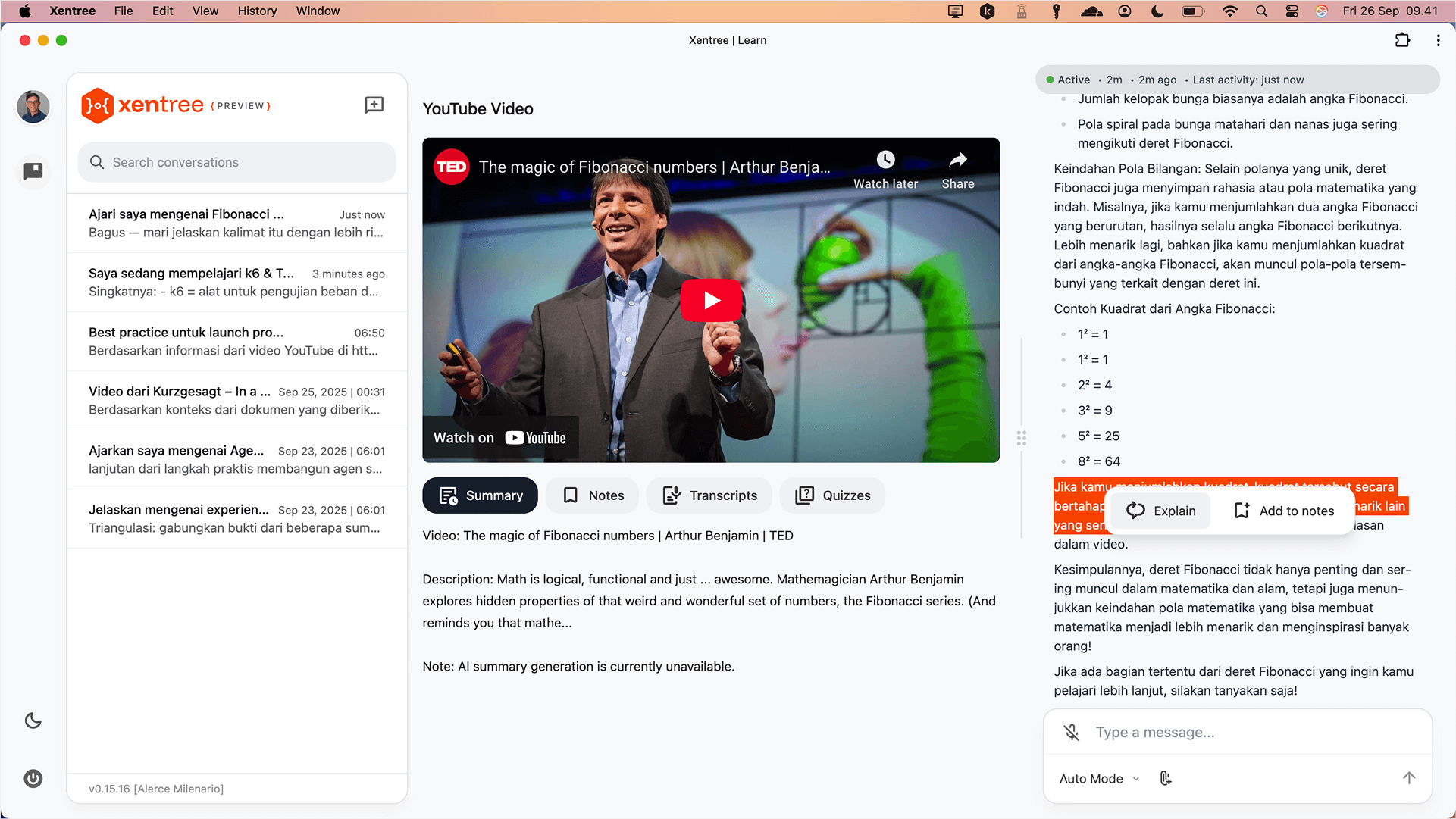 Média Xentree v0.15 - Le portefeuille de compétences alimenté en IA 4