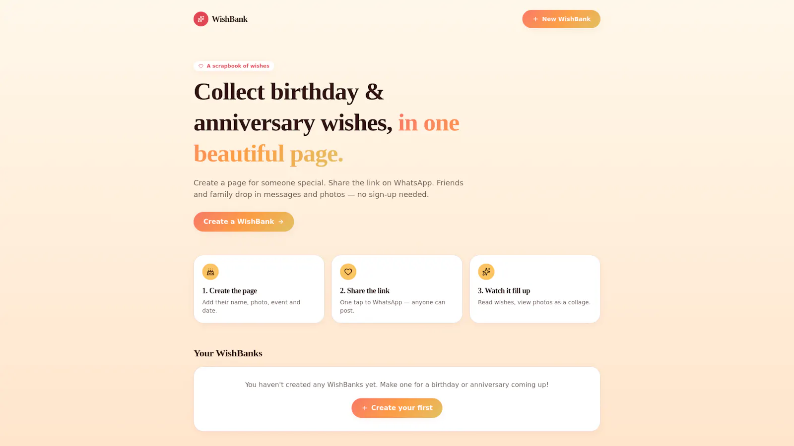 WishBank.Store screenshot 1
