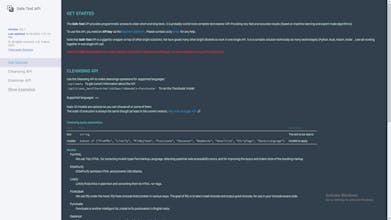 Safe Text API gallery image