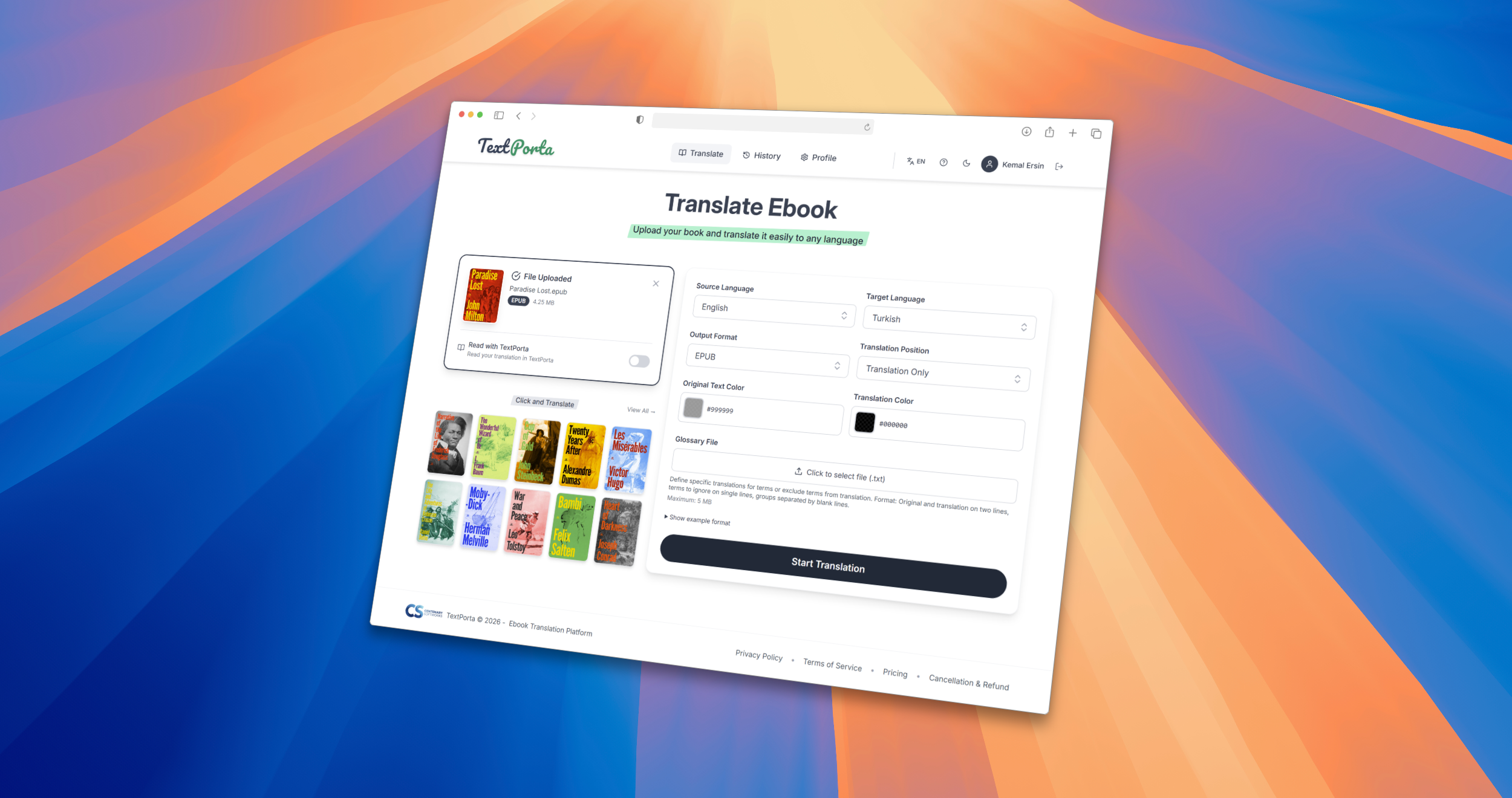 TextPorta - E-Book Translation Platform gallery image