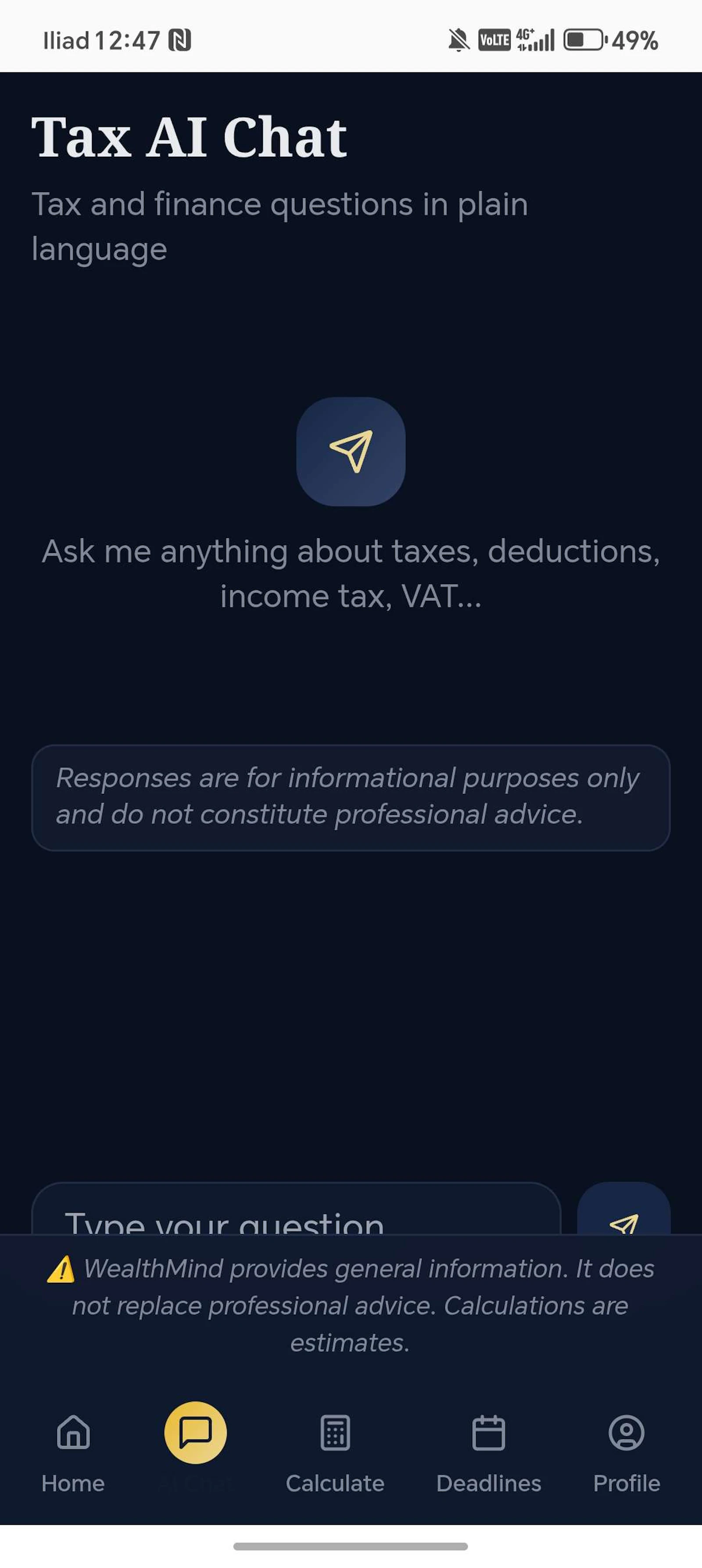 wealthmind:finance & tax screenshot 4