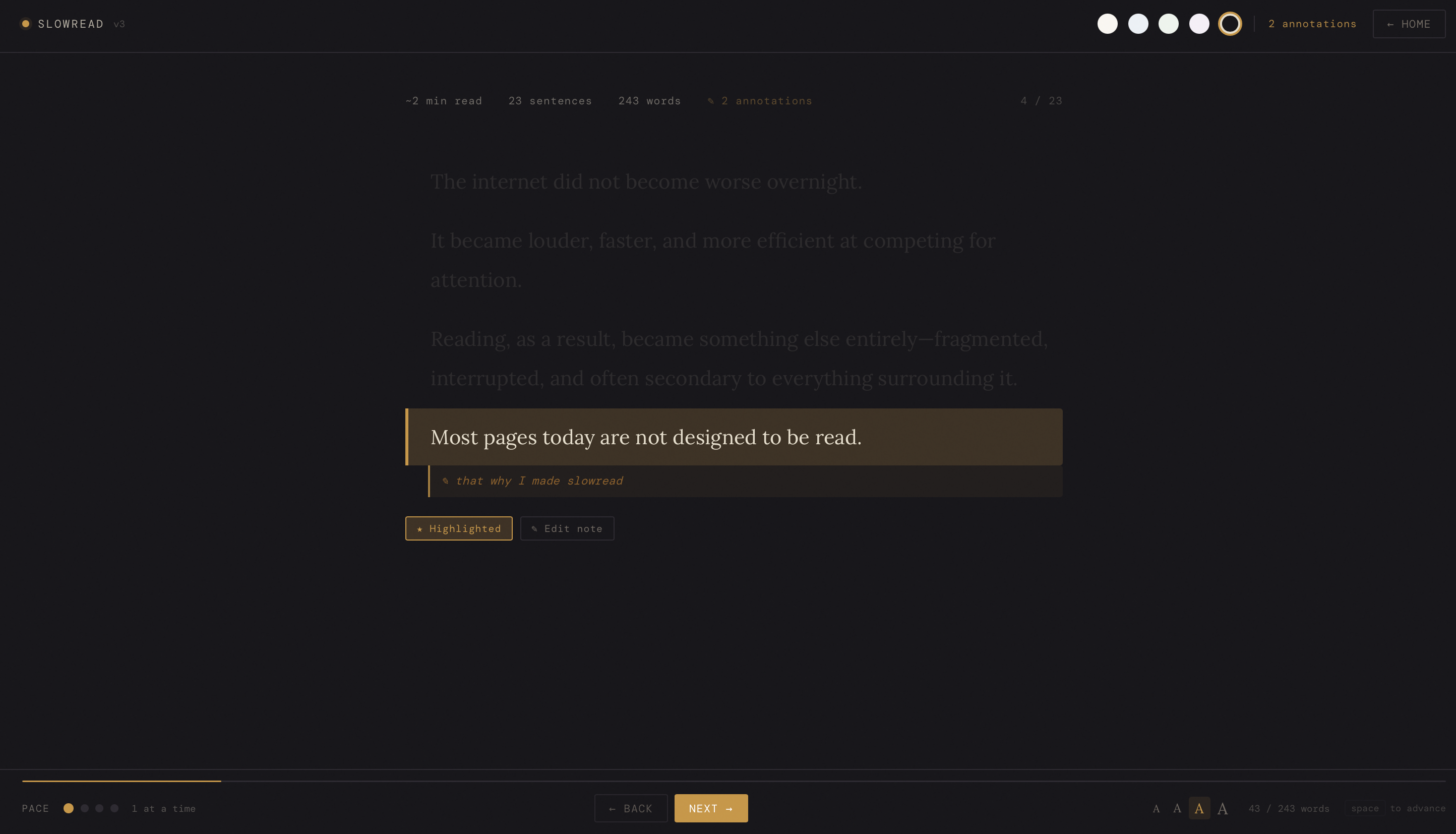 SlowRead — Read without the rush gallery image