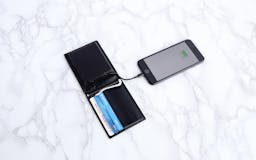 Solar and Battery Charging Wallet media 2
