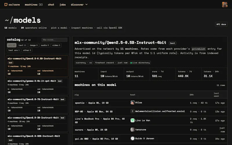 co/core screenshot 2