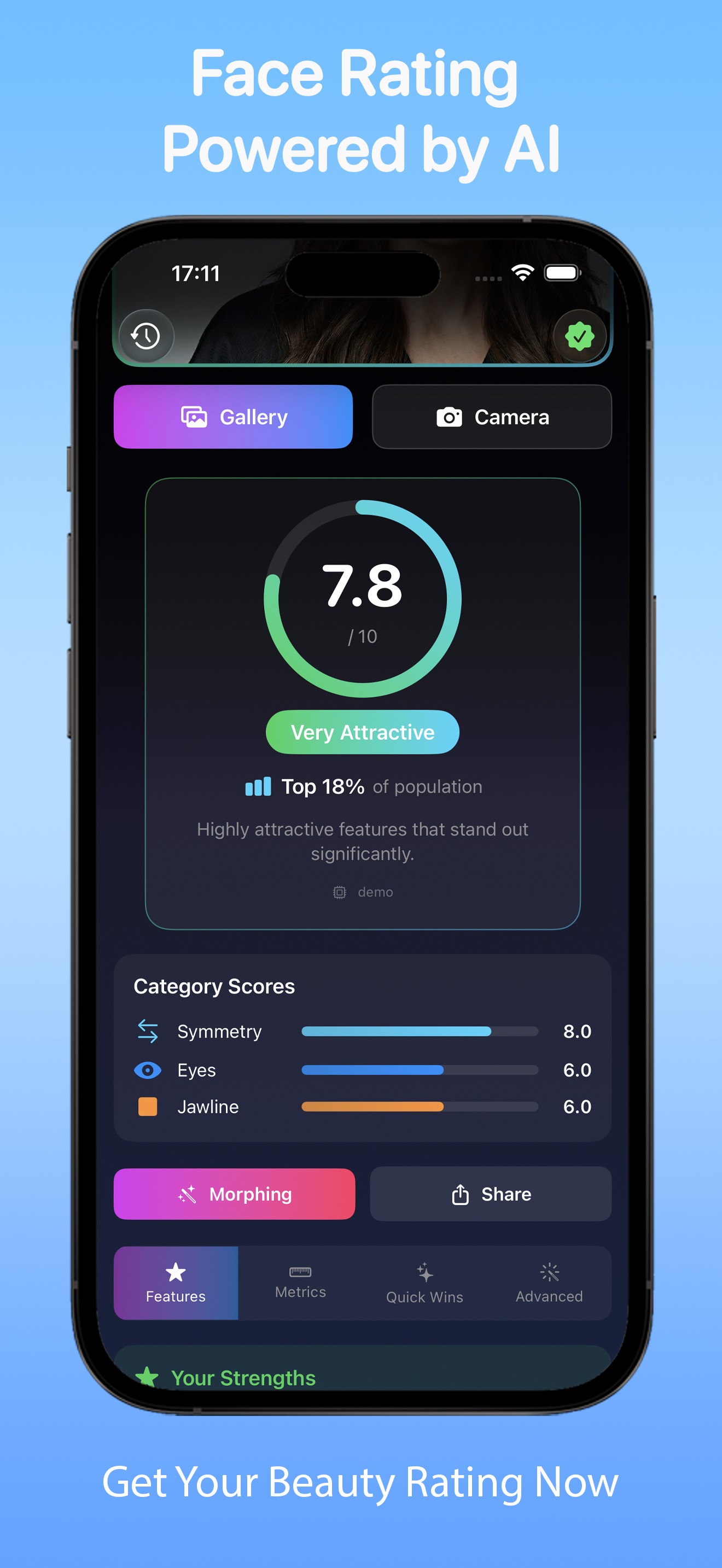 AI Face Score - Honest Beauty Check gallery image