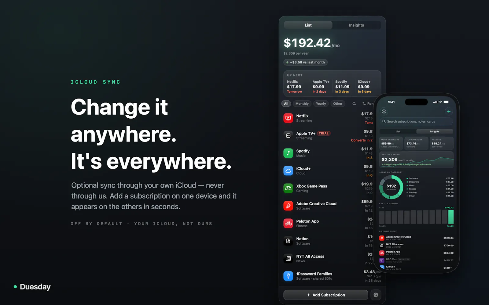 Duesday 2.0 for Mac, iPhone & iPad screenshot 9