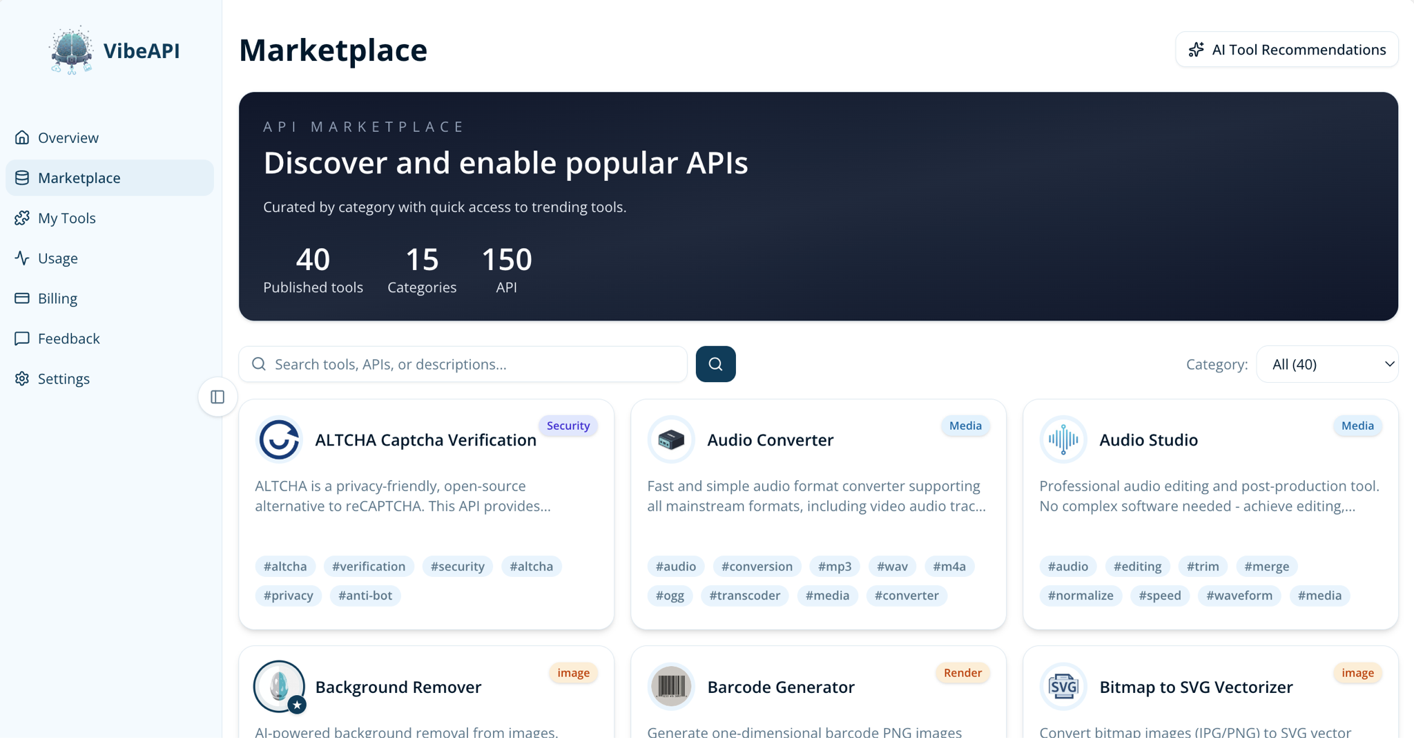 VibeAPI gallery image