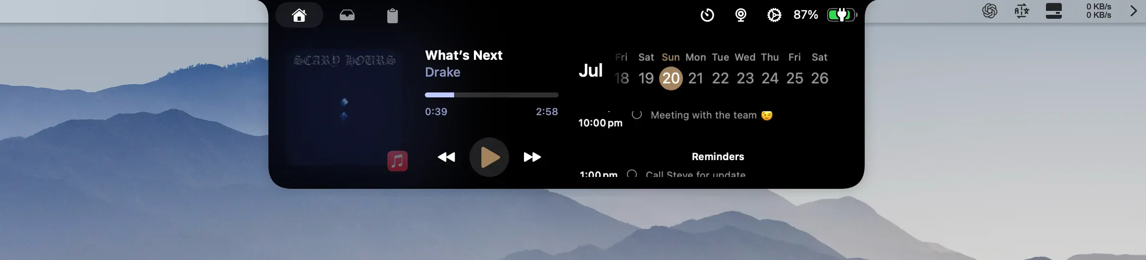BoringNotch+: Mac Notch Productivity Hub gallery image