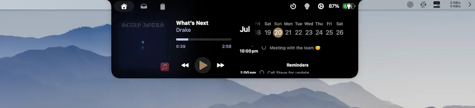 BoringNotch+: Mac Notch Productivity Hub gallery image