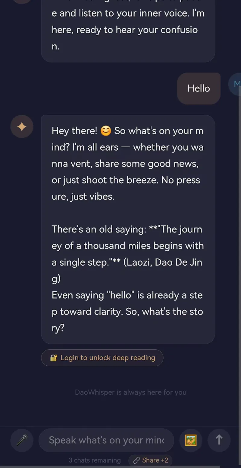 DaoWhisper screenshot 3