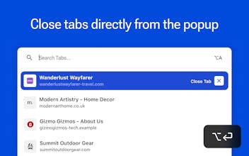 Deep Tab Search for Google Chrome gallery image