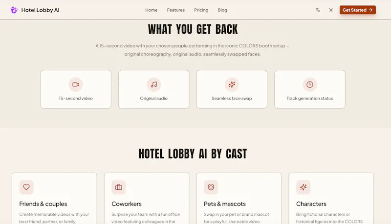 Hotel Lobby Ai Video Generator screenshot 3