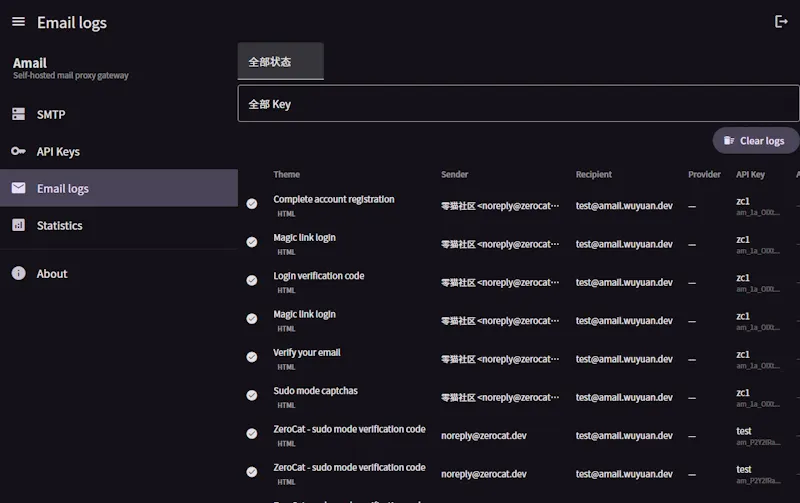 Amail screenshot 1
