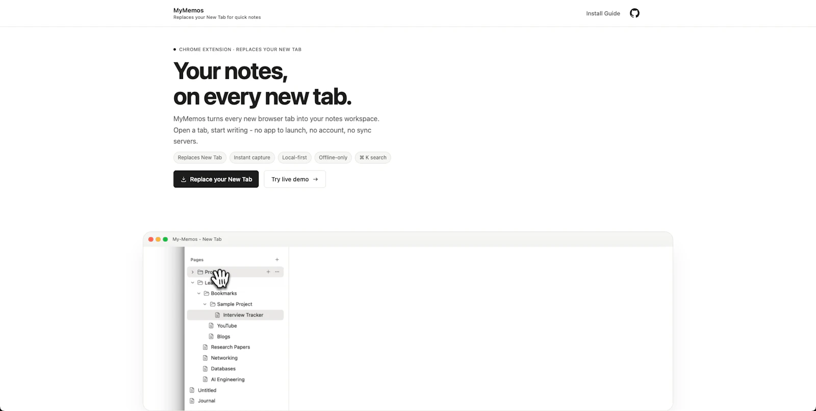 MyMemos screenshot 1
