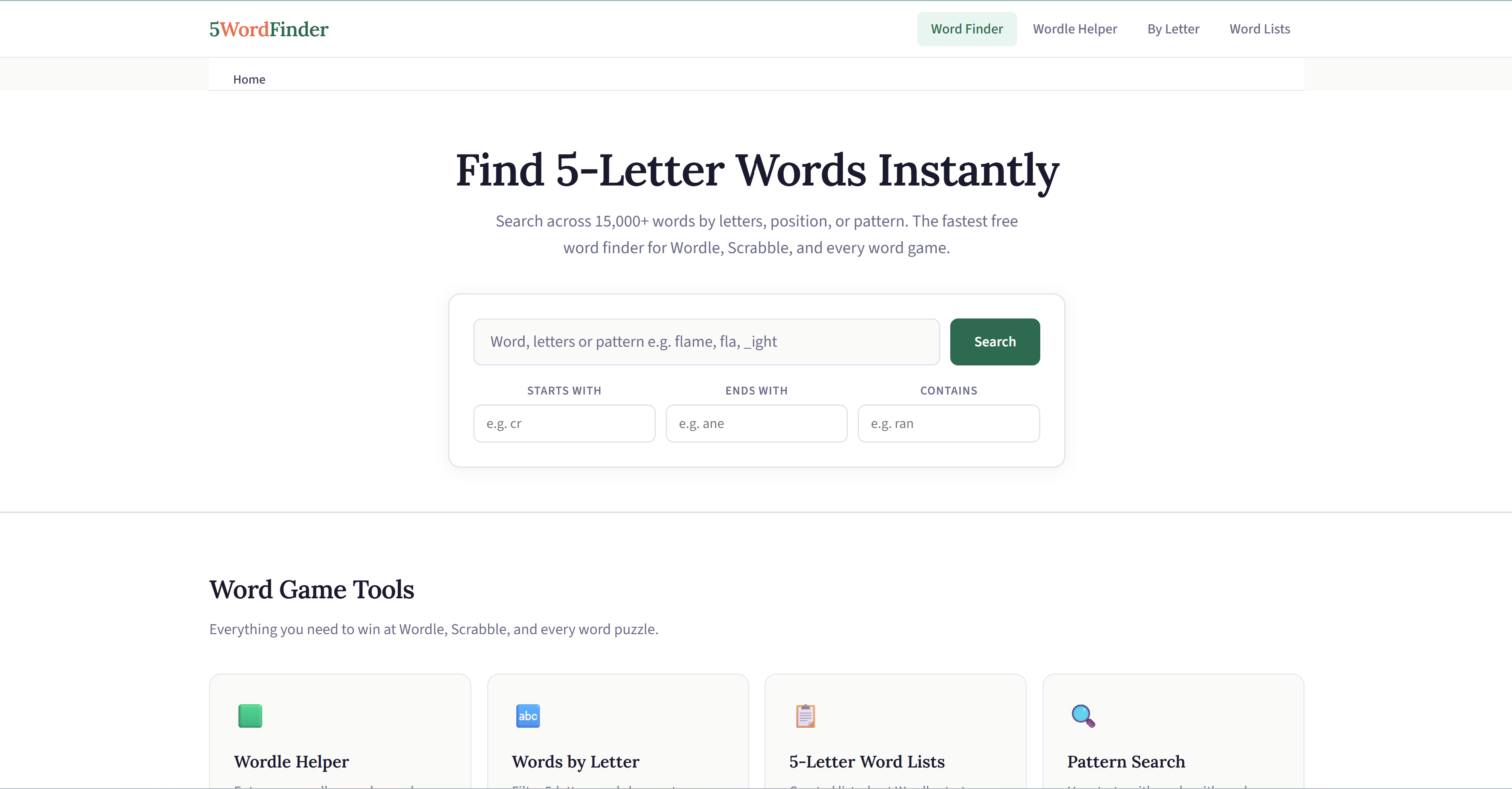 5WordFinder gallery image