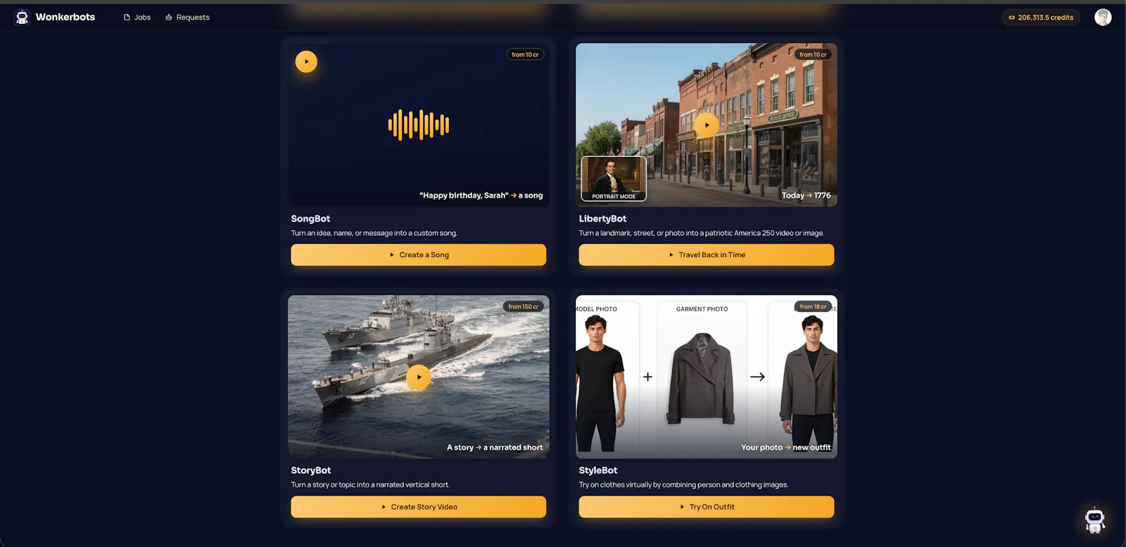 Wonkerbots screenshot 2