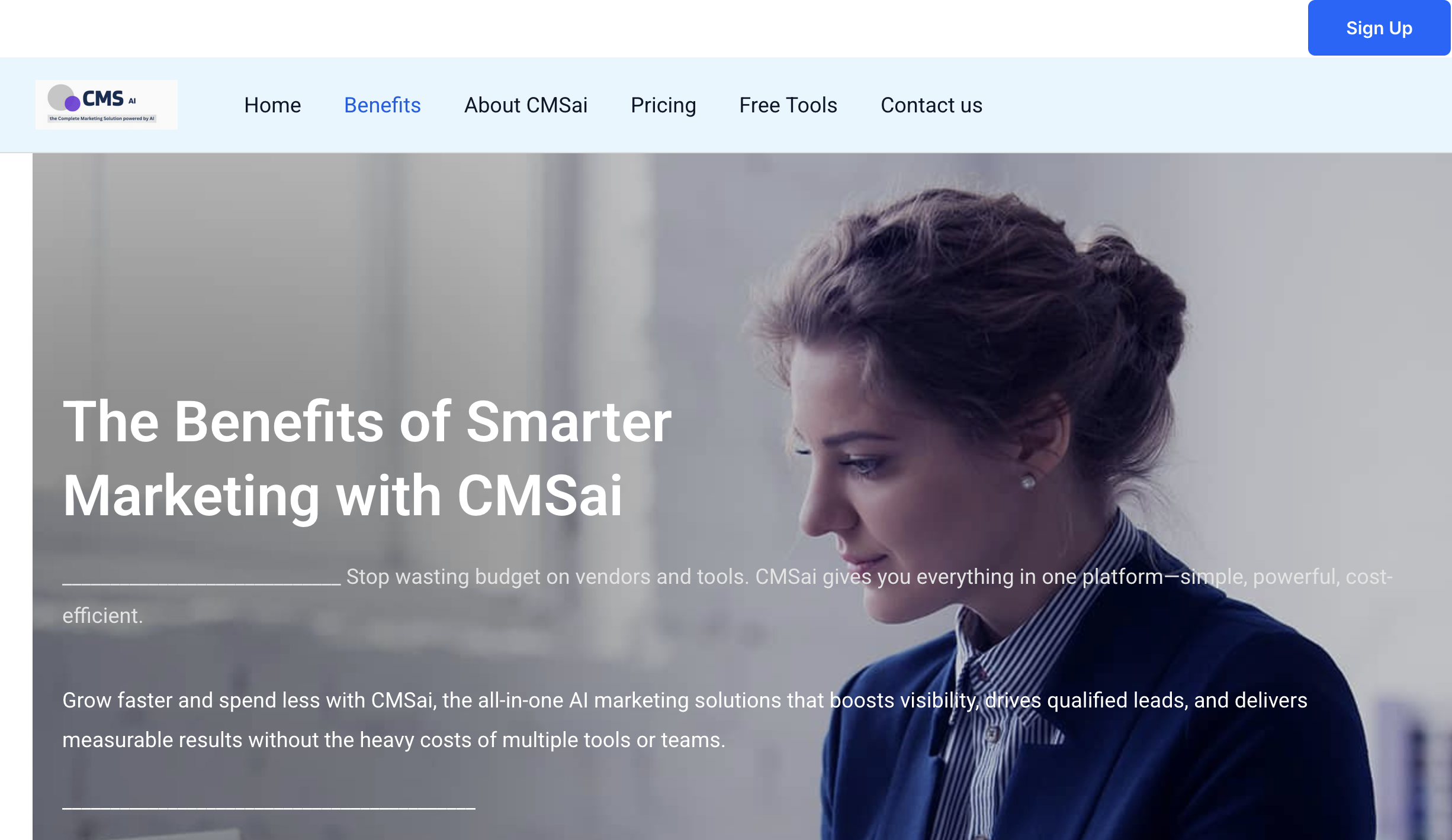 وسائط cmsai.net - الحل التسويقي الكامل مدعوم من الذكاء الاصطناعي 2